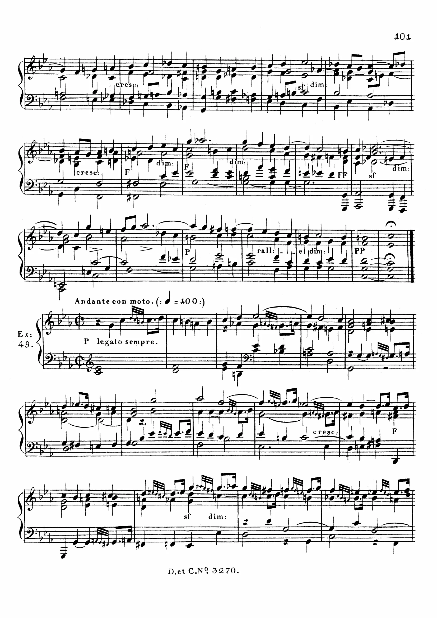 チェルニー 譜例48〜50（2/5）