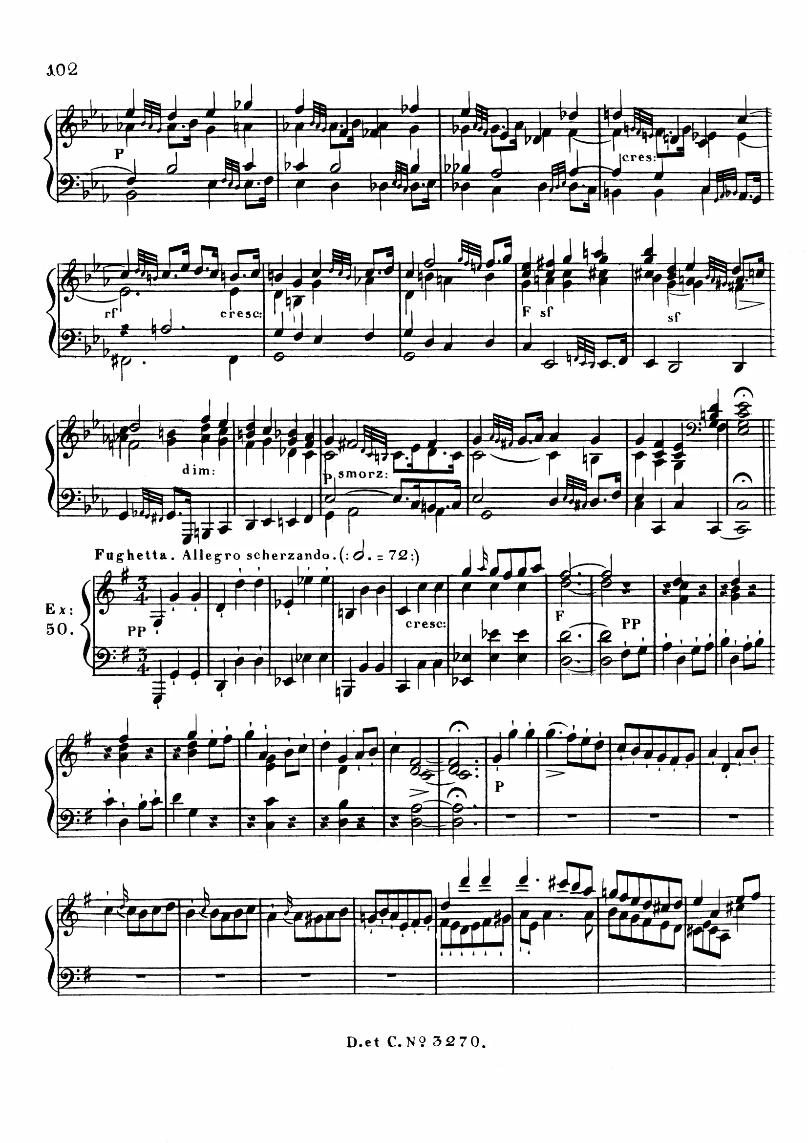 チェルニー 譜例48〜50（3/5）